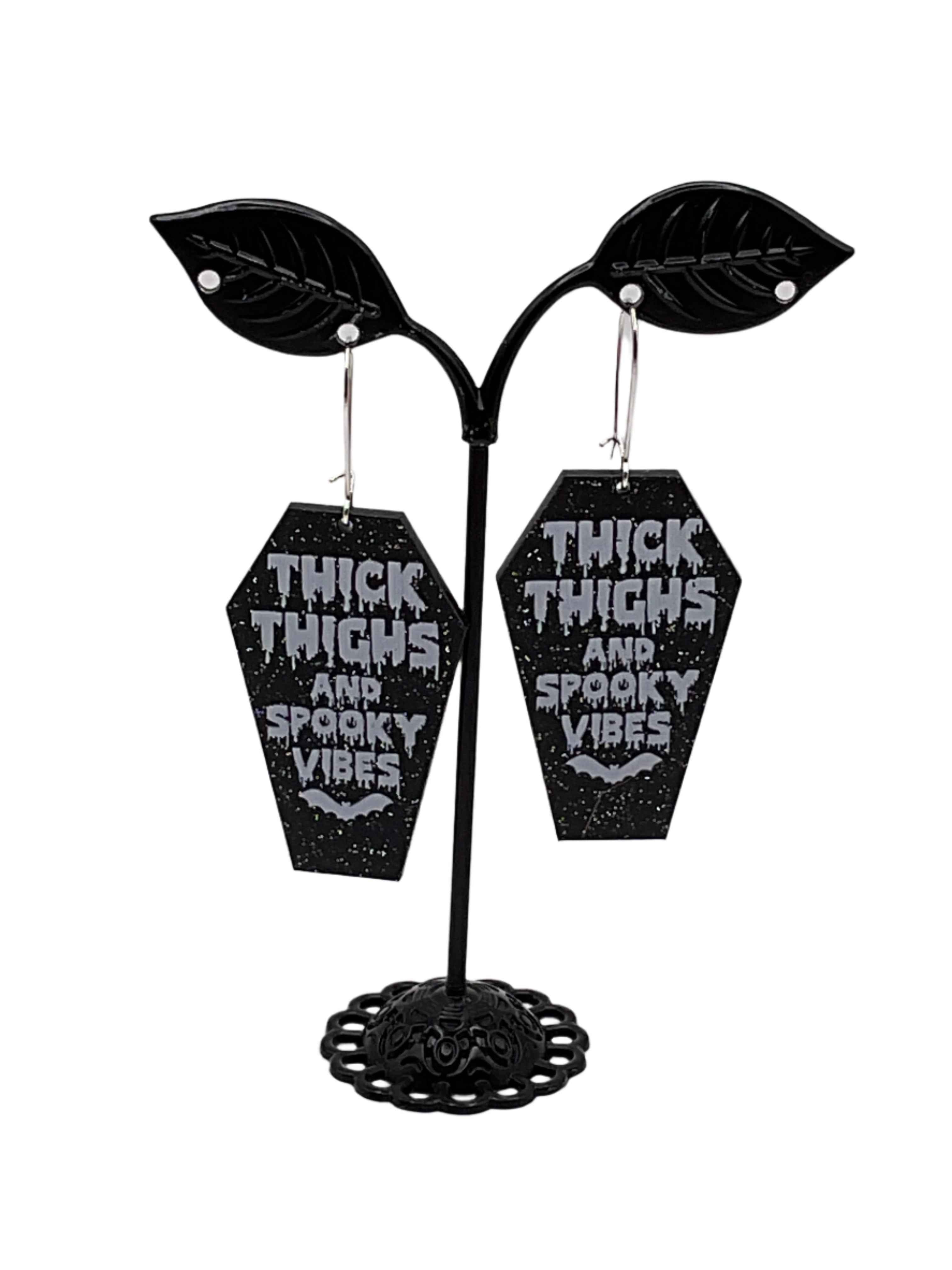 Thick Thighs and Spooky Vibes Earrings Main image