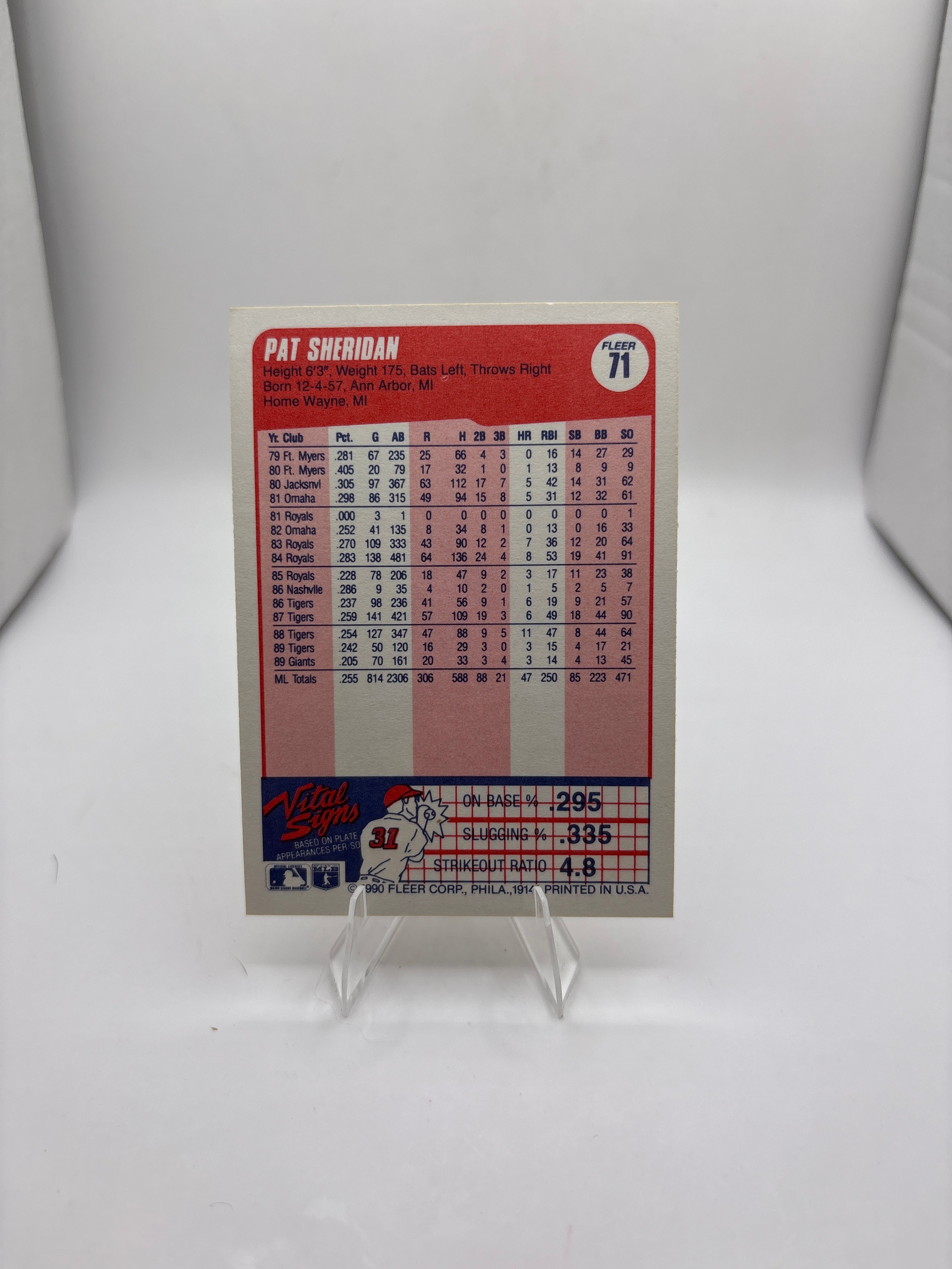 Fleer Pat Sheridan