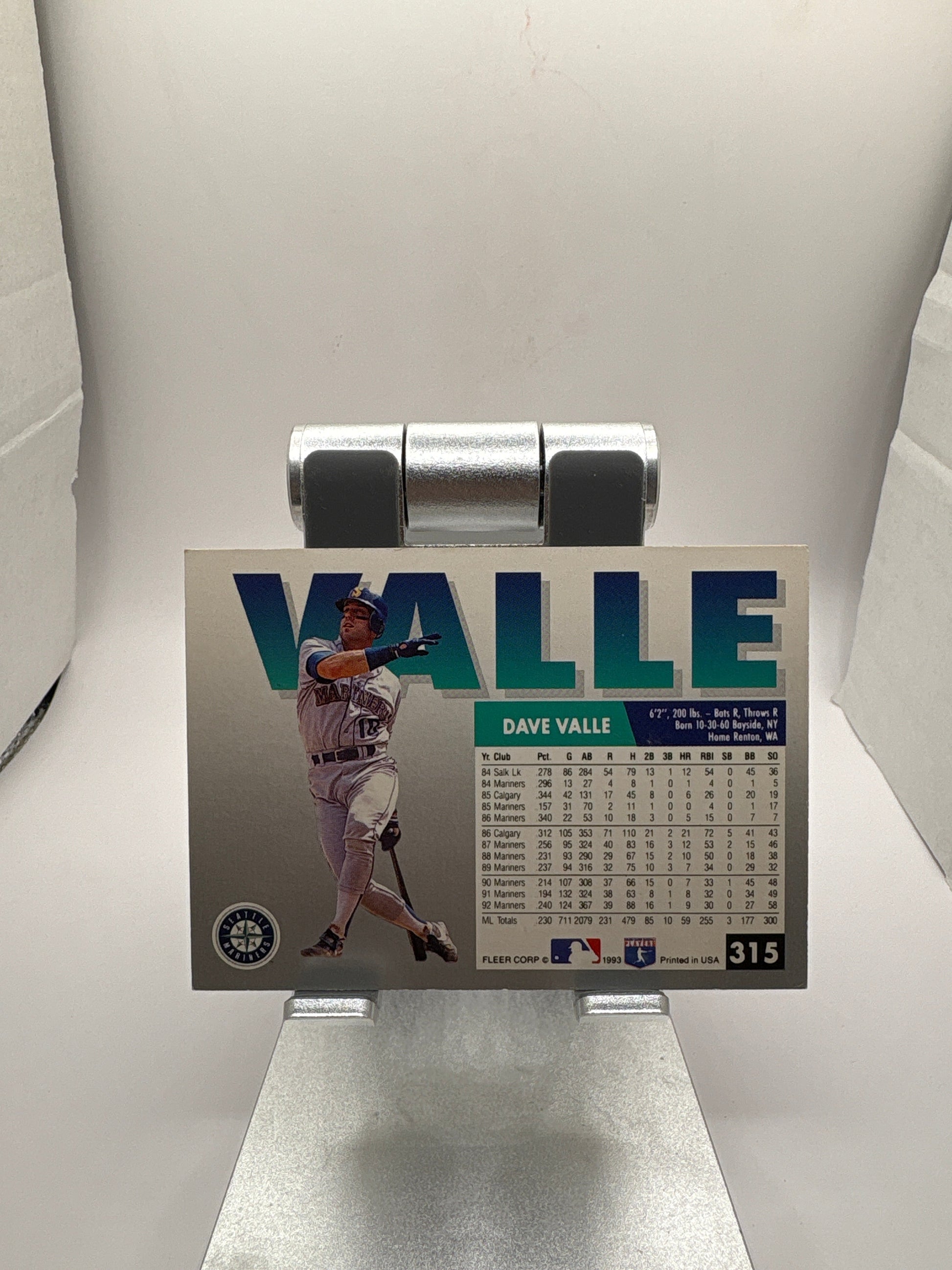 Fleer Dave Valle