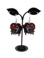 Ghost Face Scream Christmas Earrings