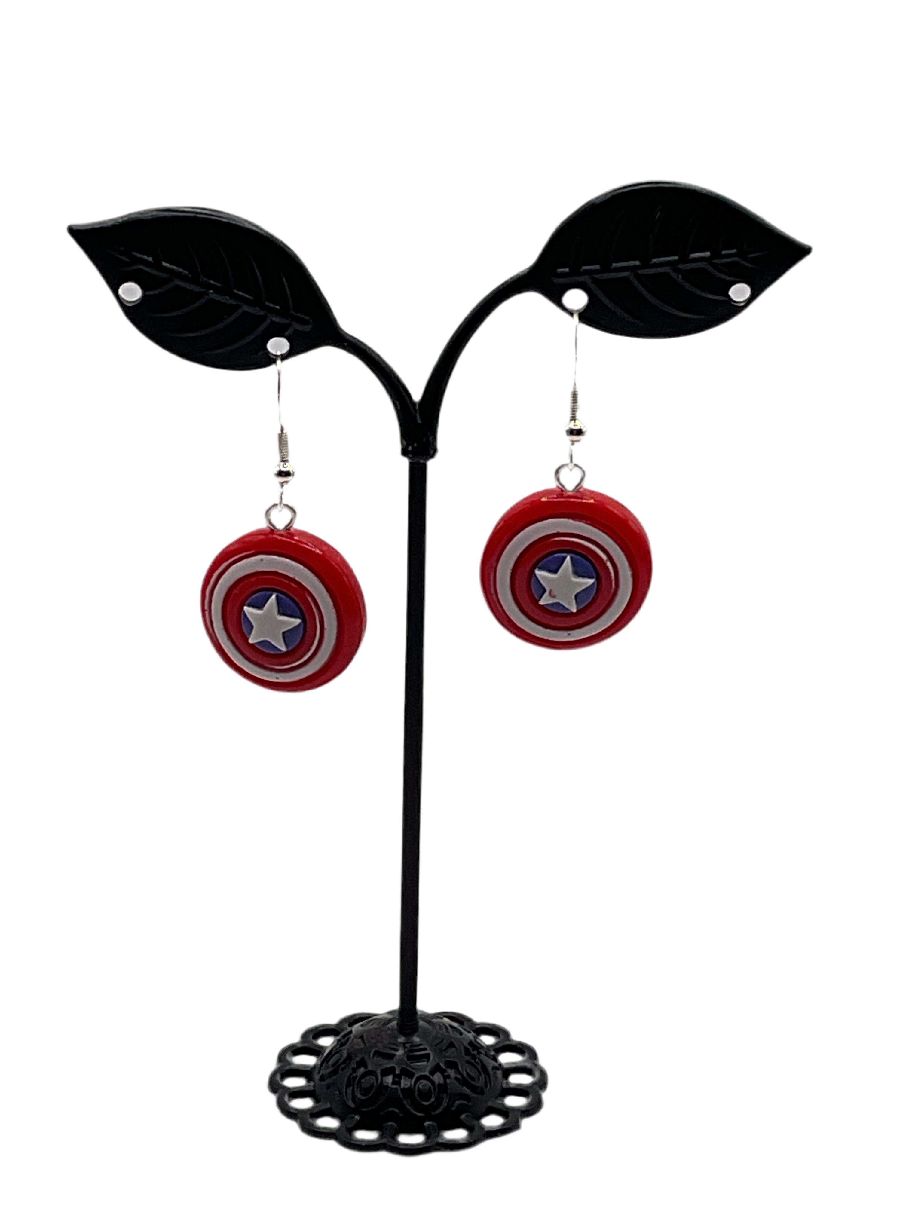 Captain America Shield Earrings Main image