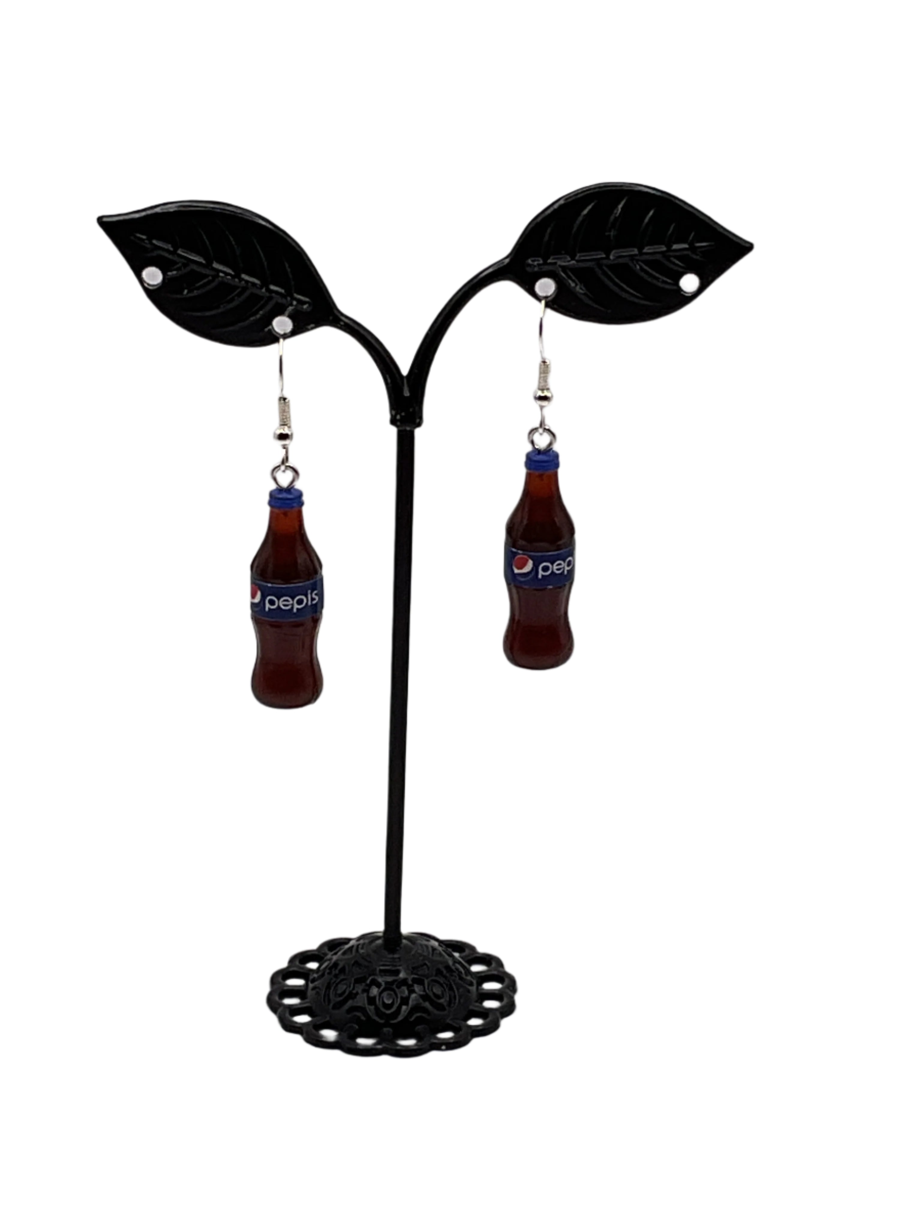 Pepsi bottle earrings Main image