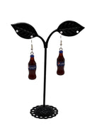 Pepsi bottle earrings