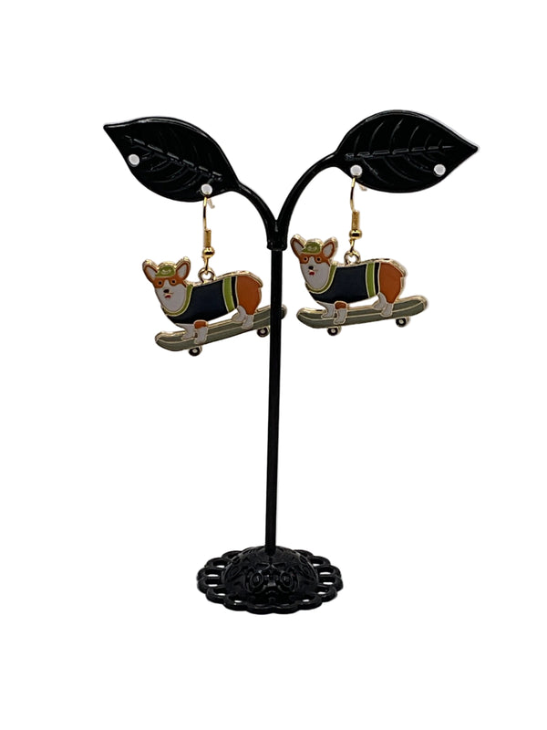 Dog Earrings