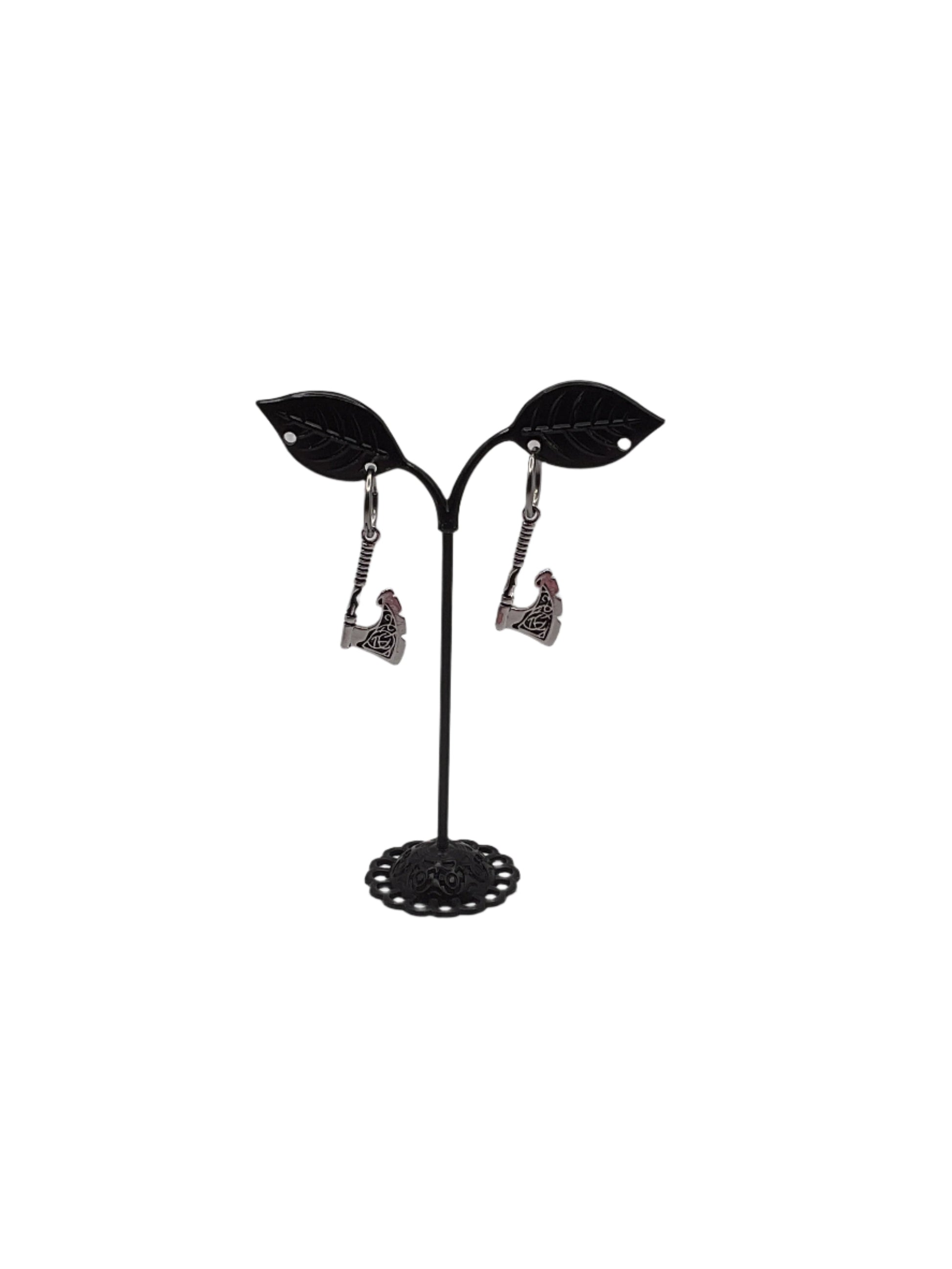 Battle Axe Earrings 2
