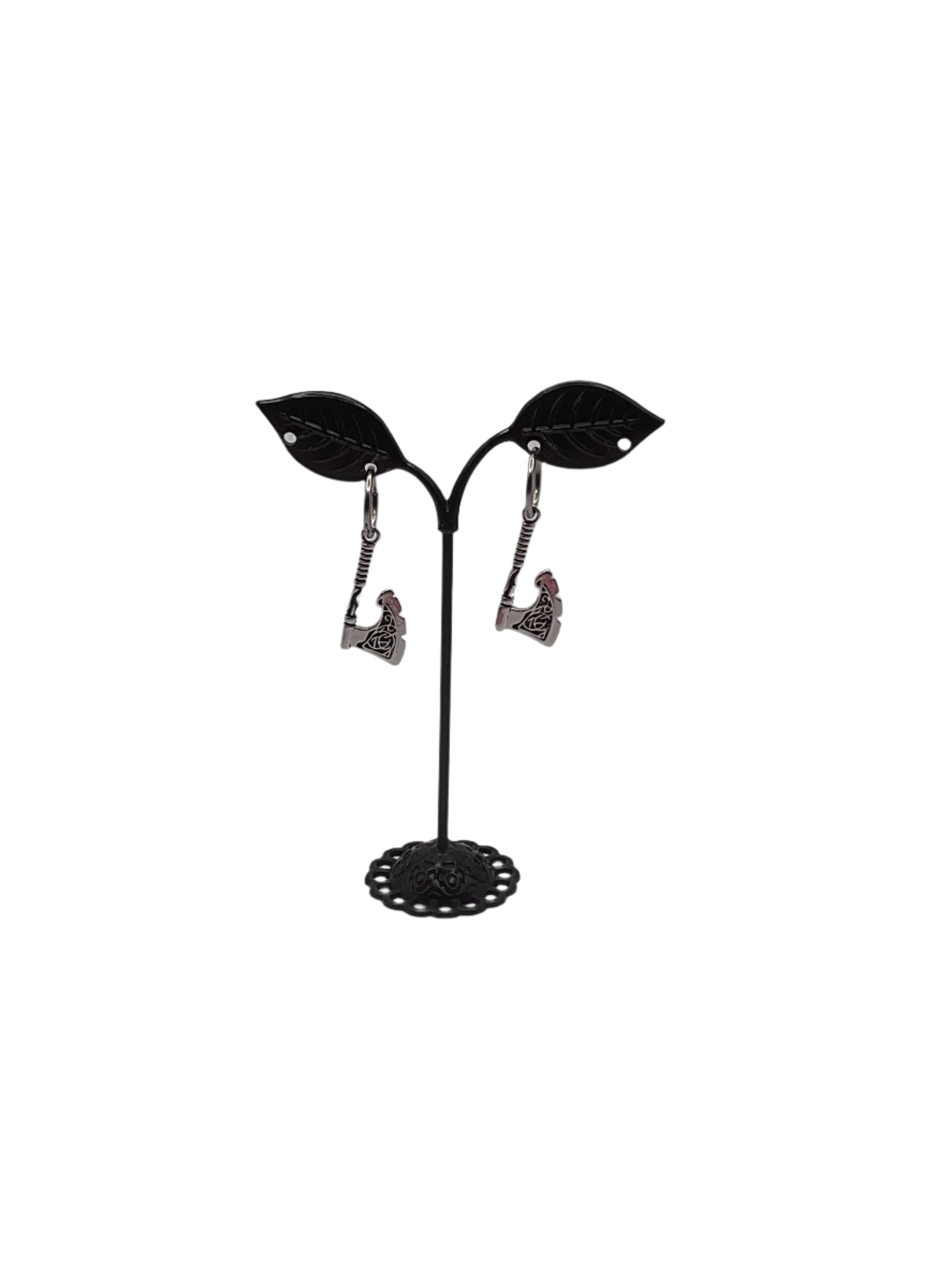 Battle Axe Earrings 2