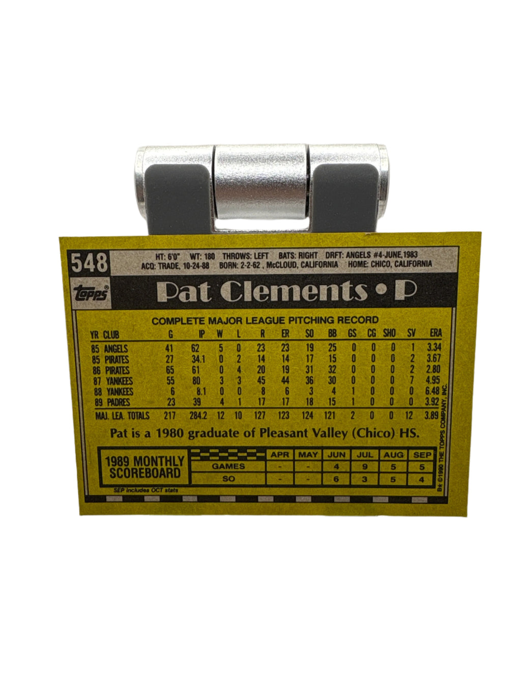 Topps Pat Clements