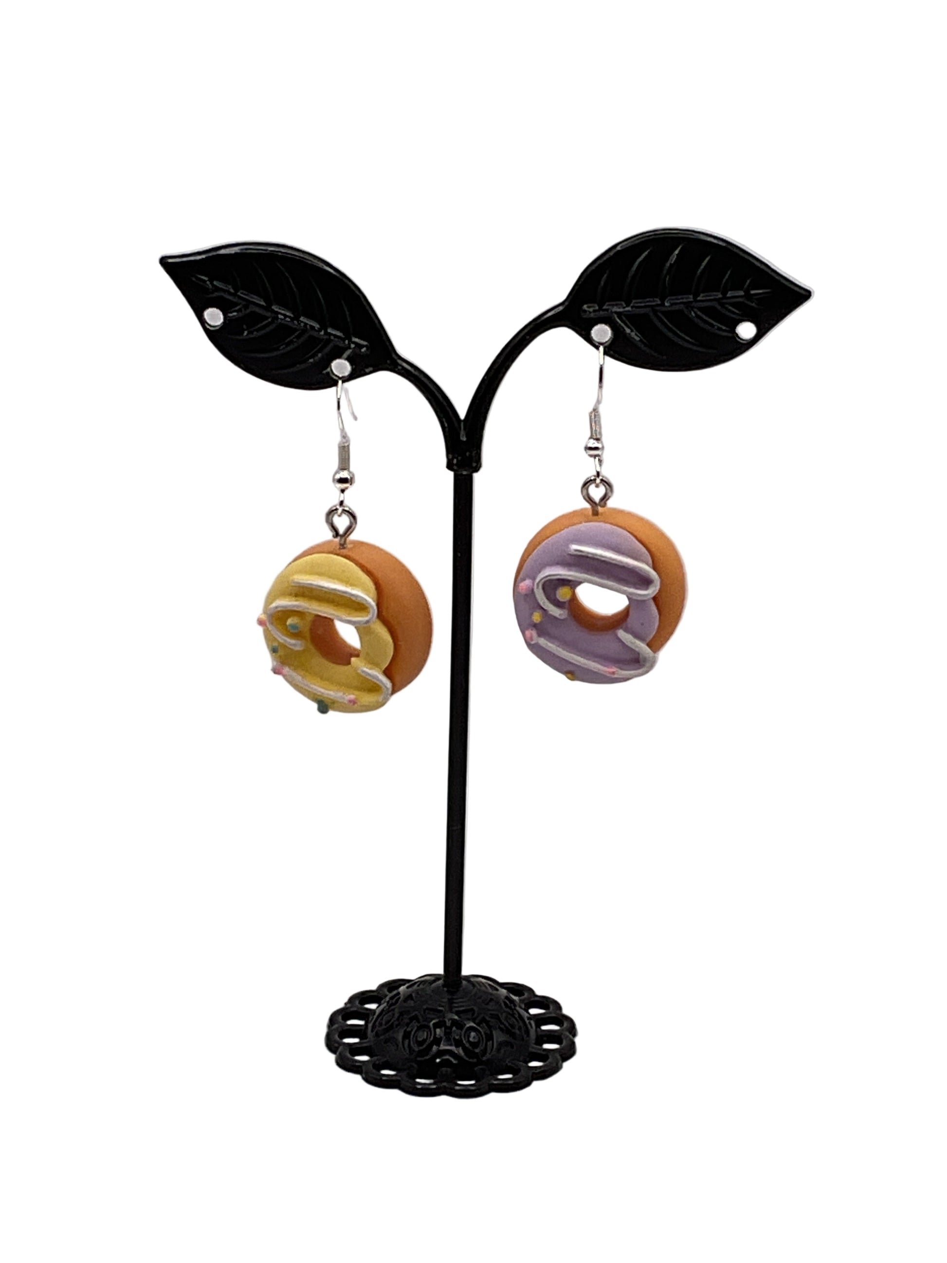 Frosted Donut Earrings