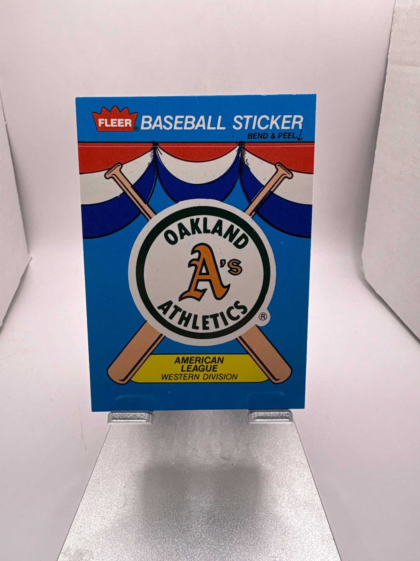 Fleer Oakland Athletics Baseball Sticker
