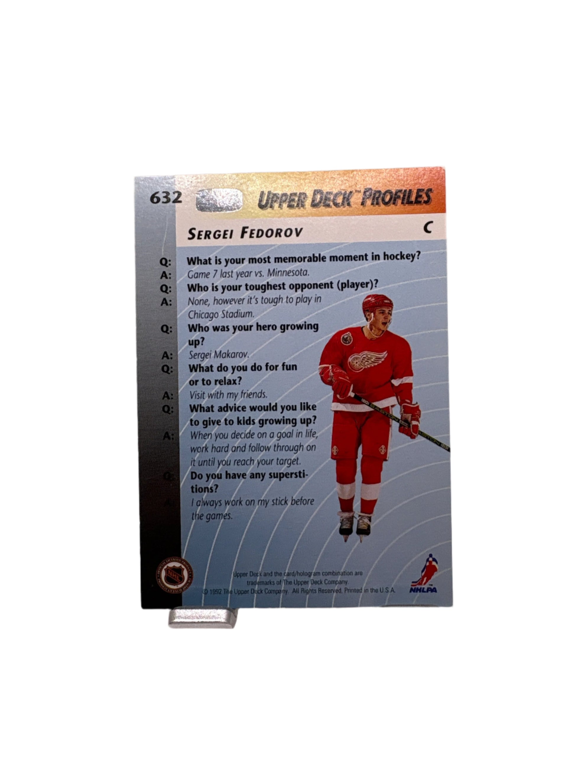 Upper Deck Sergei Fedorov