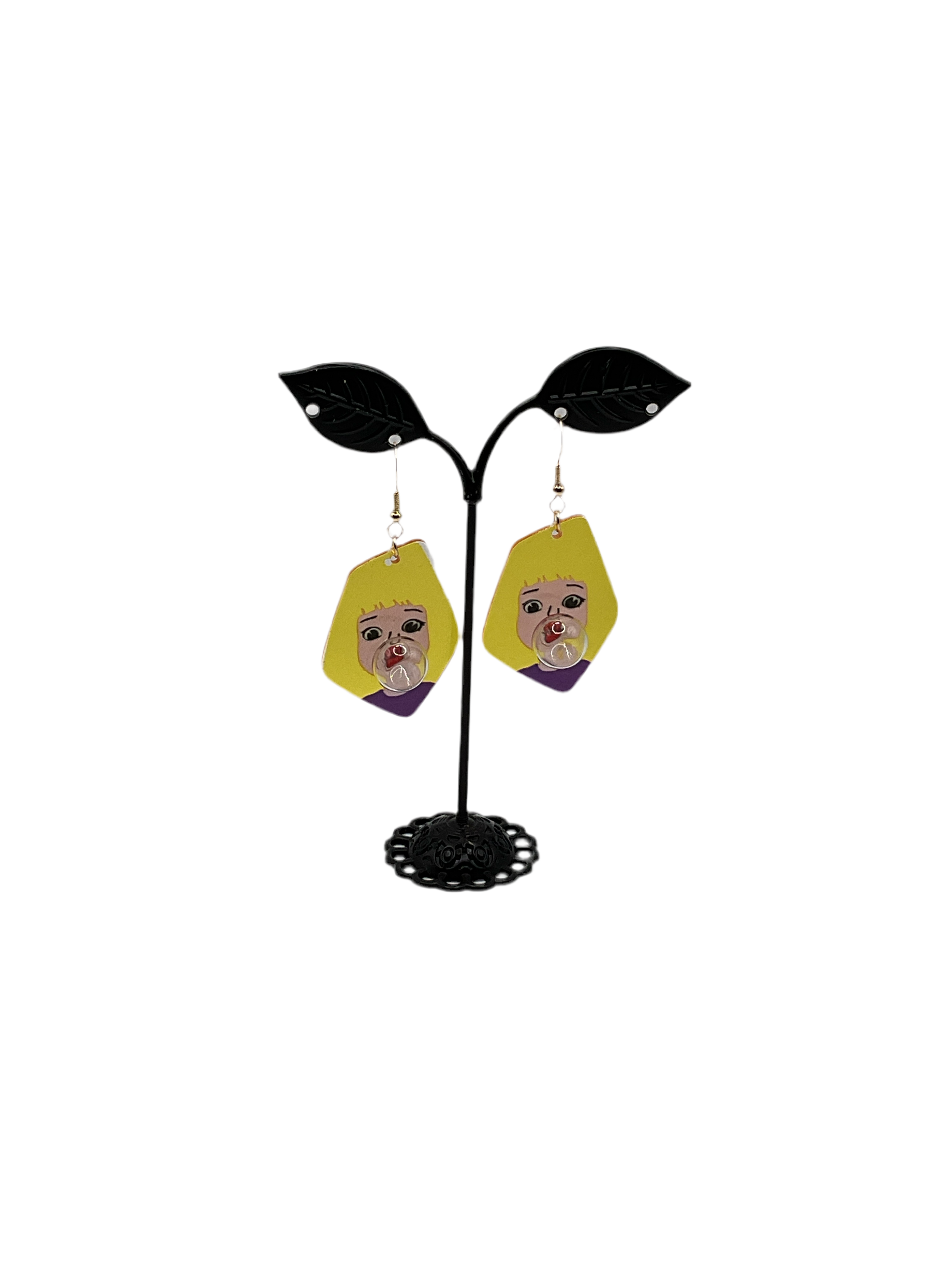 Blowing Bubbles Earrings Secondary image