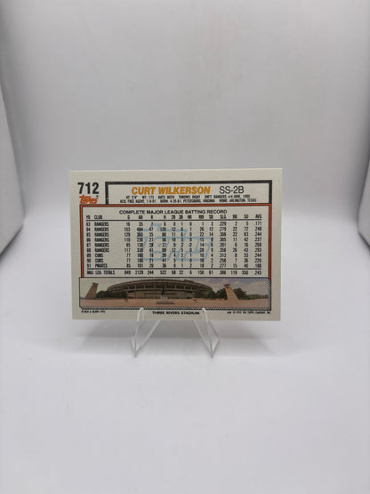 Topps Curt Wilkerson