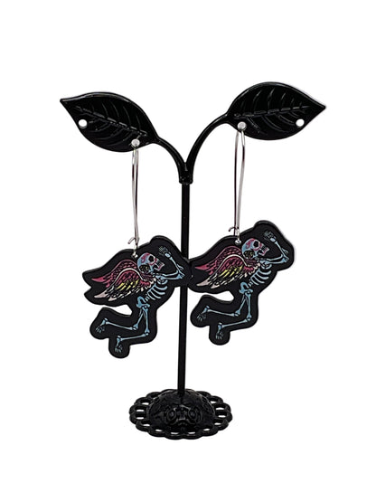 Angel Skeleton Earrings