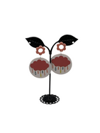 Rain cloud earrings