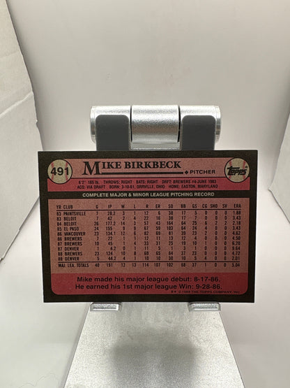 Topps Mike Birkbeck