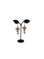 Robe and slipper earrings