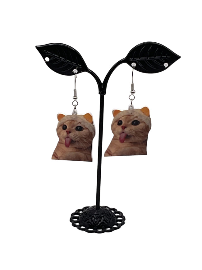 Cat Earrings Hover Image