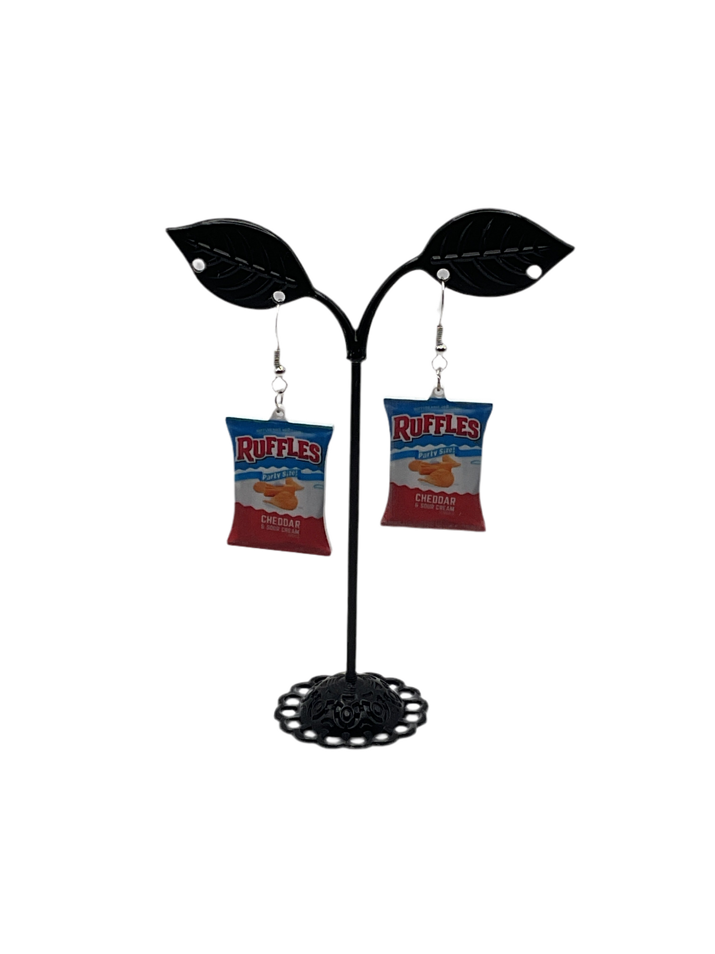 Cheddar Ruffles Chips earrings