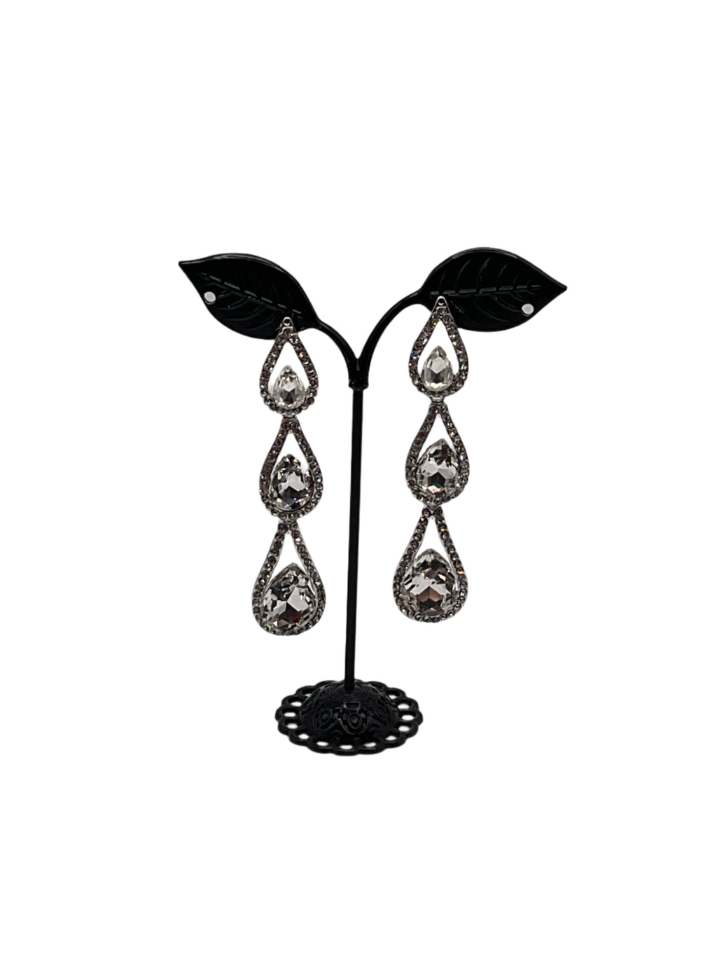 Shiny crystal earrings