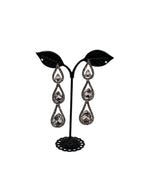 Shiny crystal earrings