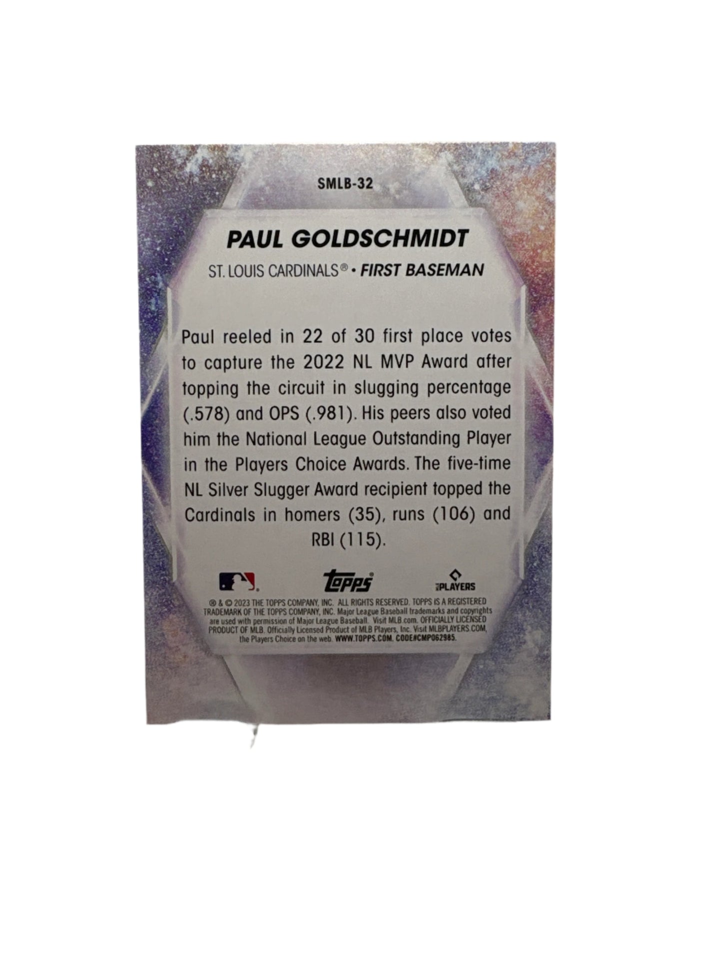 Topps Paul Goldschmidt