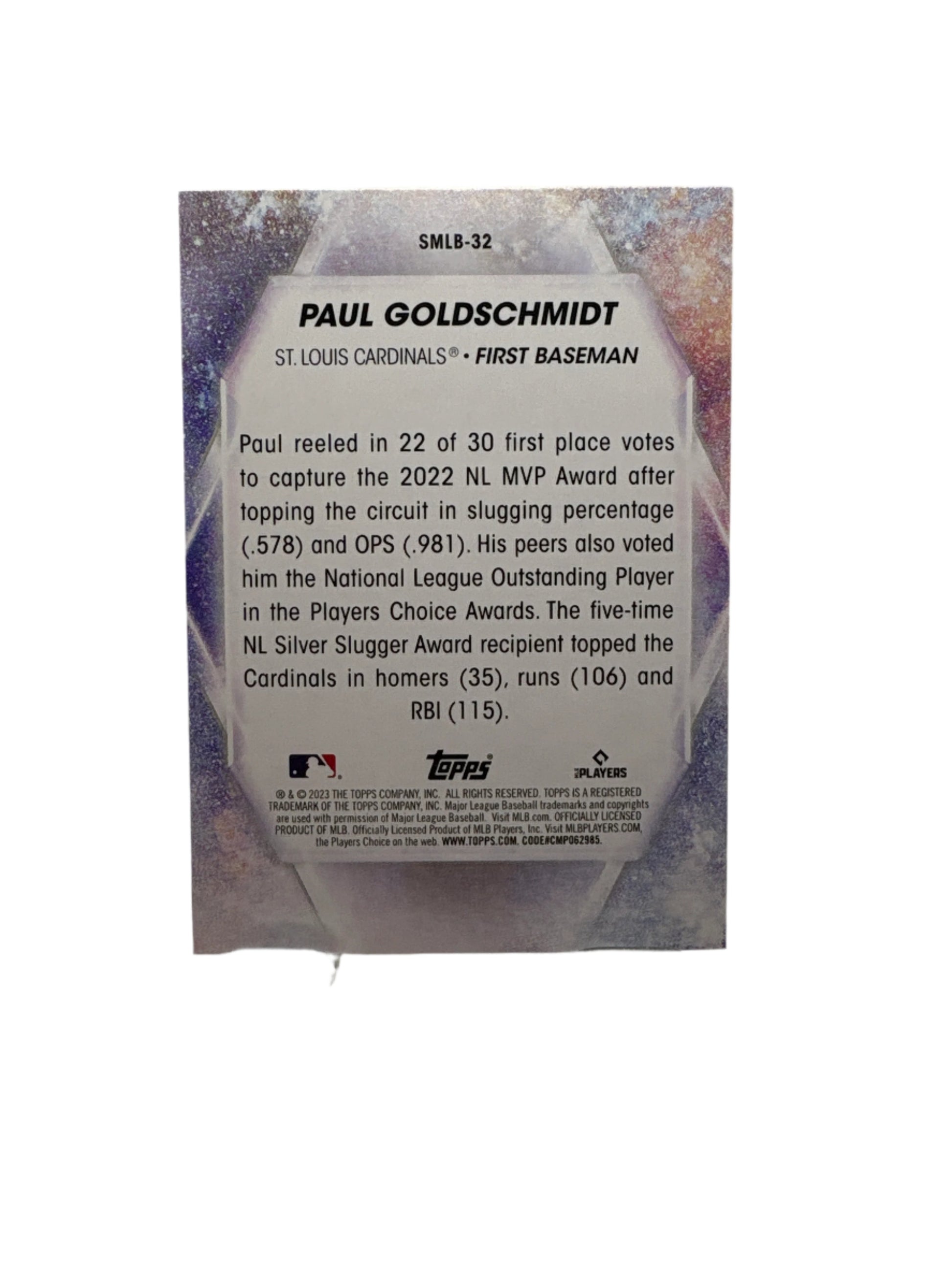 Topps Paul Goldschmidt