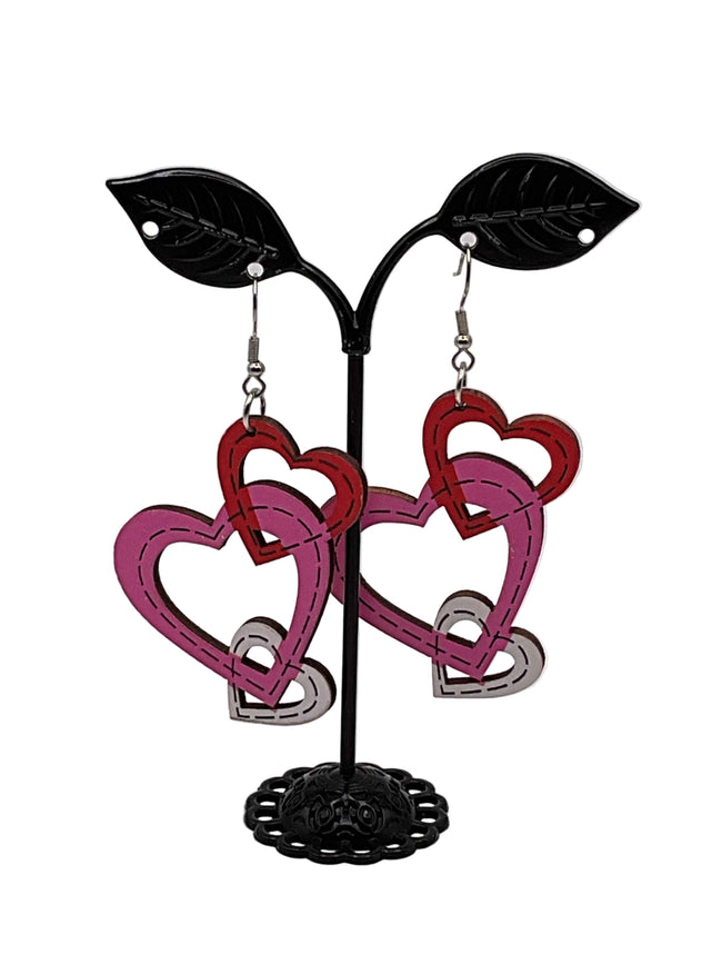 Heart earrings Hover Image