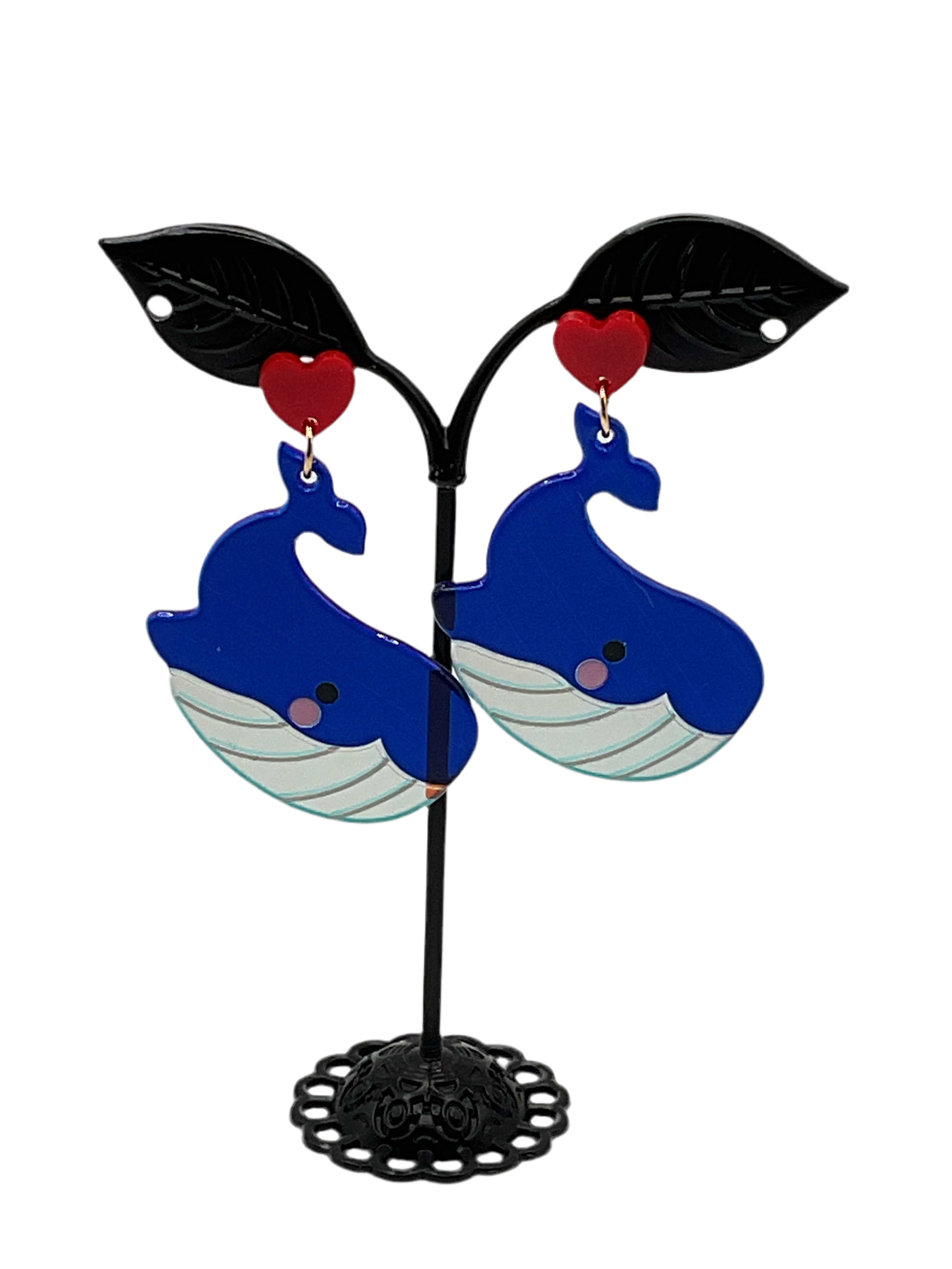 Blue Whale Earrings Main image