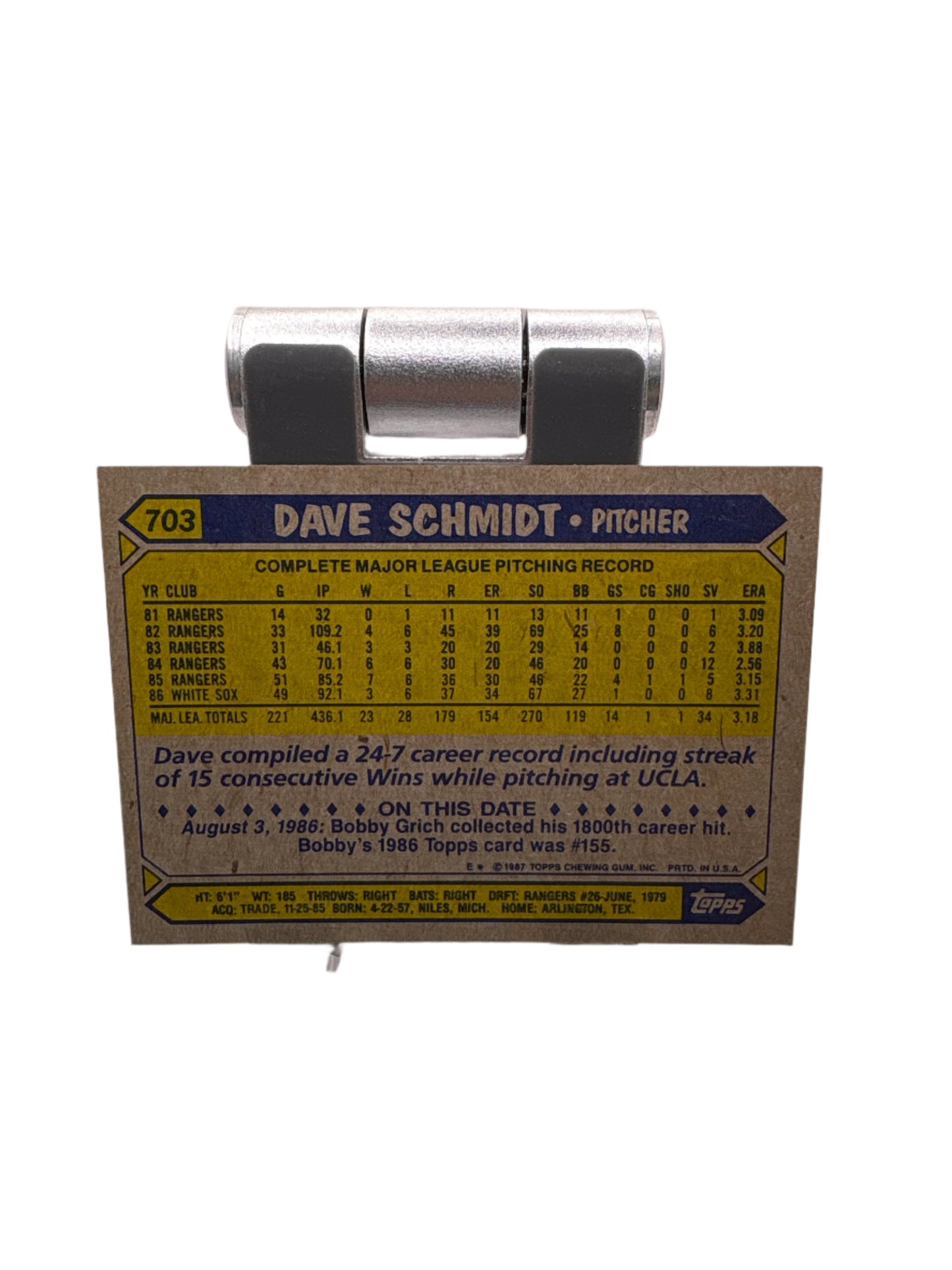 Topps Dave Schmidt