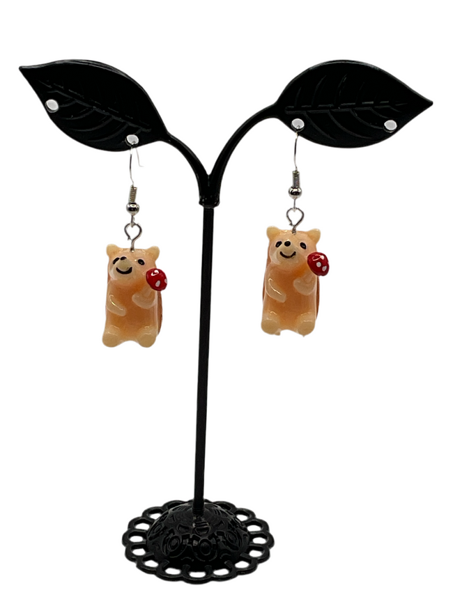 Hedge Hog Earrings Hover Image