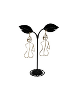 Gold Female Torso Earrings