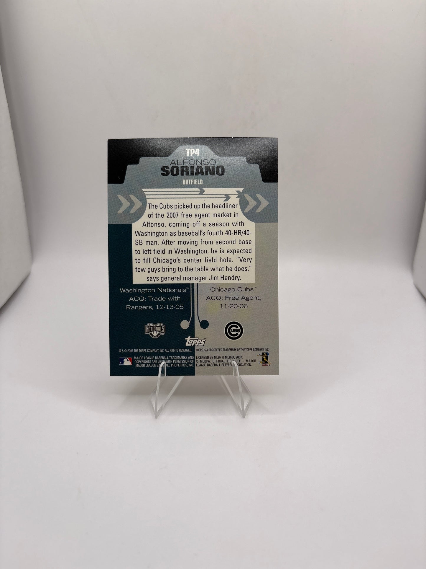 Topps Alfonso Soriano