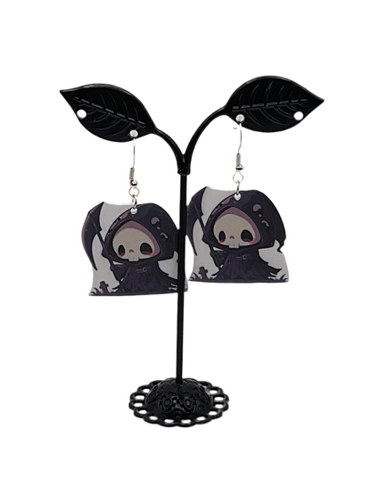 Baby Grim Reaper Earrings