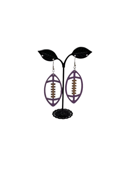 Football earrings