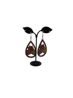 Fall leaf earrings