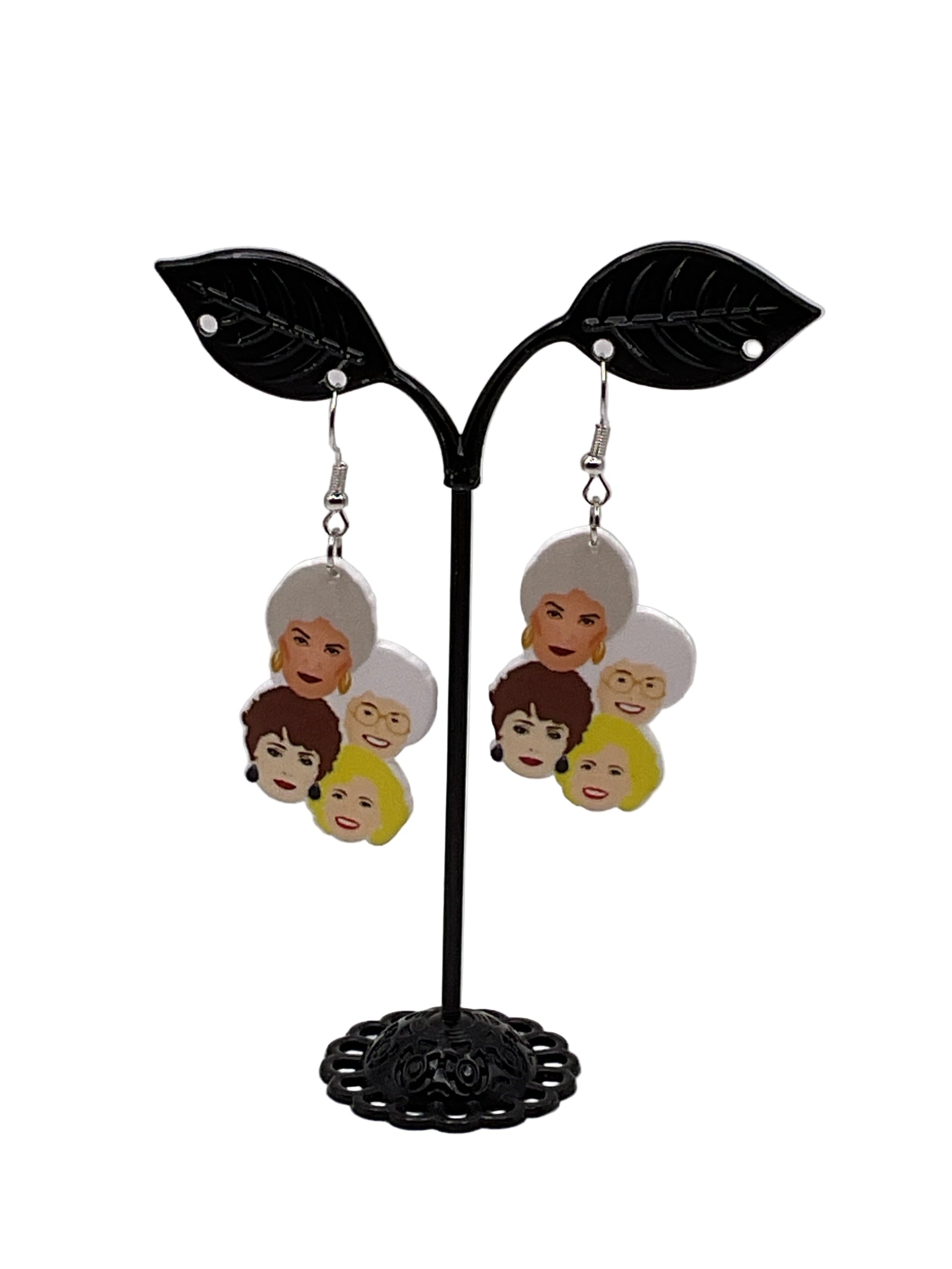 80'S Sitcom Earrings HEAD IMAGES