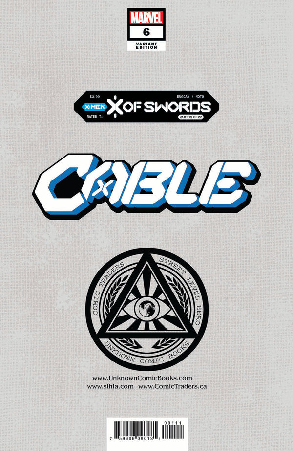 [Signed by Lawerence Bayne] Cable #6 Unknown Comics David Nakayama Exclusive Var Xos [IN STOCK] - Collectors World Toys