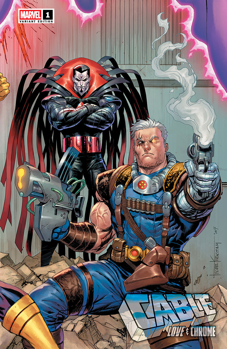 Cable: Love & Chrome #1 Unknown Comics Tyler Kirkham Connecting Cover Exclusive Var (01/01/2025) - Collectors World Toys Main image