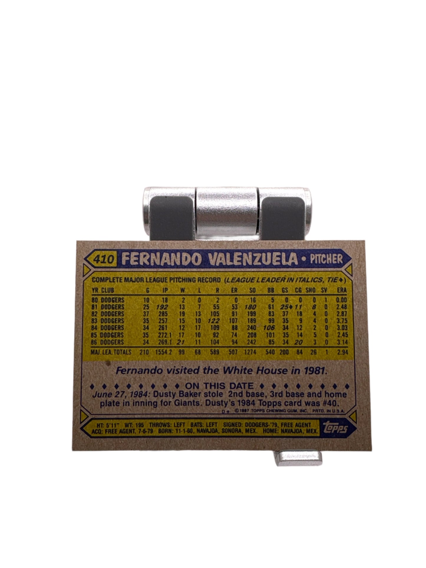 Topps Fernando Valenzuela