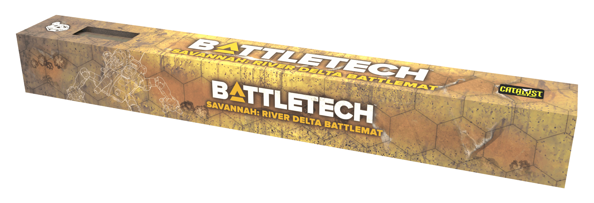 Battletech - Savannah River Delta/City Ruins Battlemat Main image