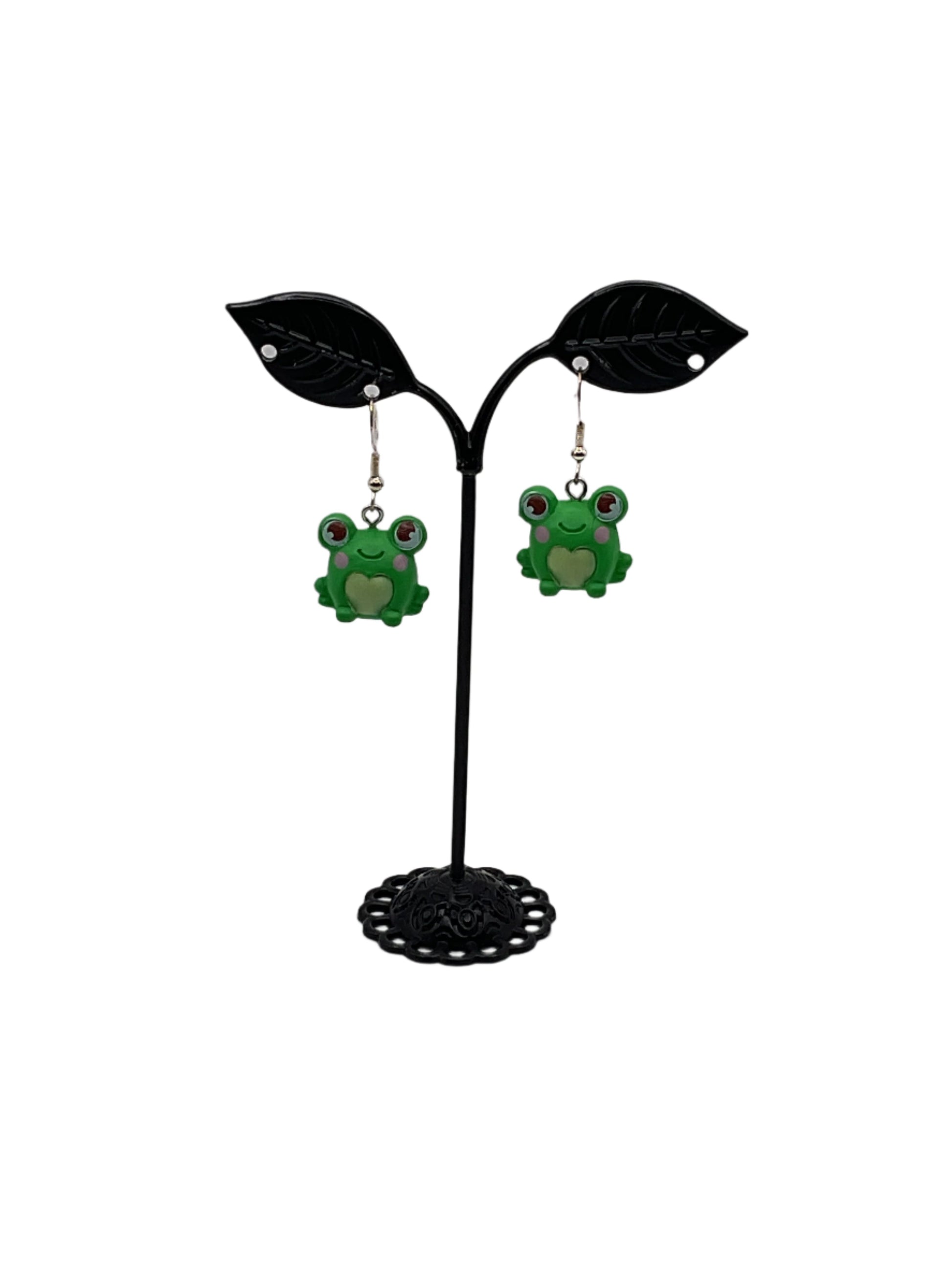 Frog earrings