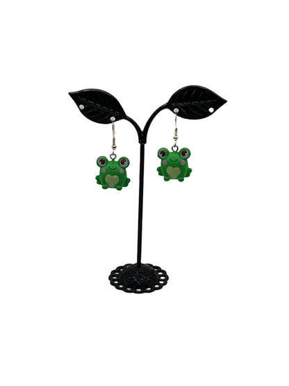 Frog earrings