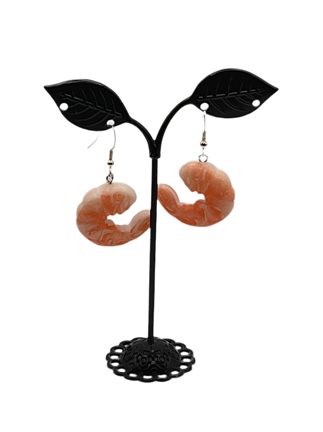 Shrimp earrings Hover Image