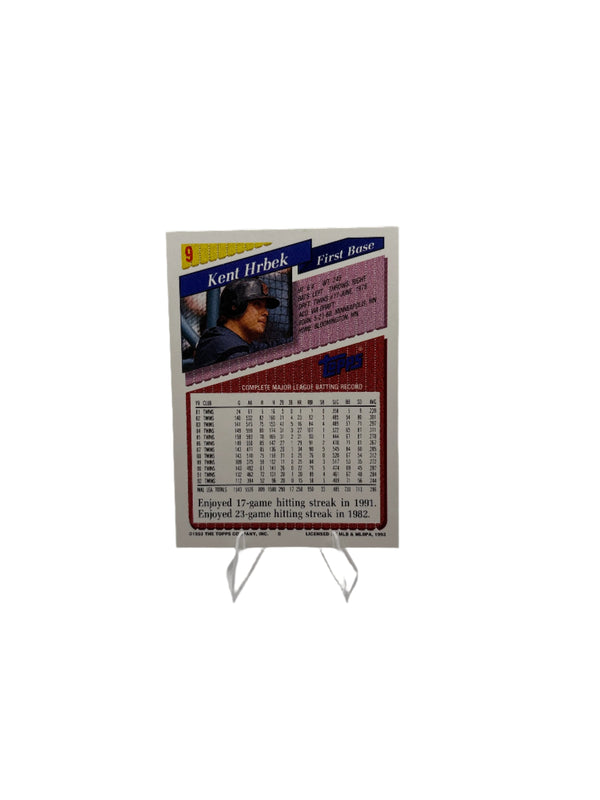 Topps Kent Hrbek