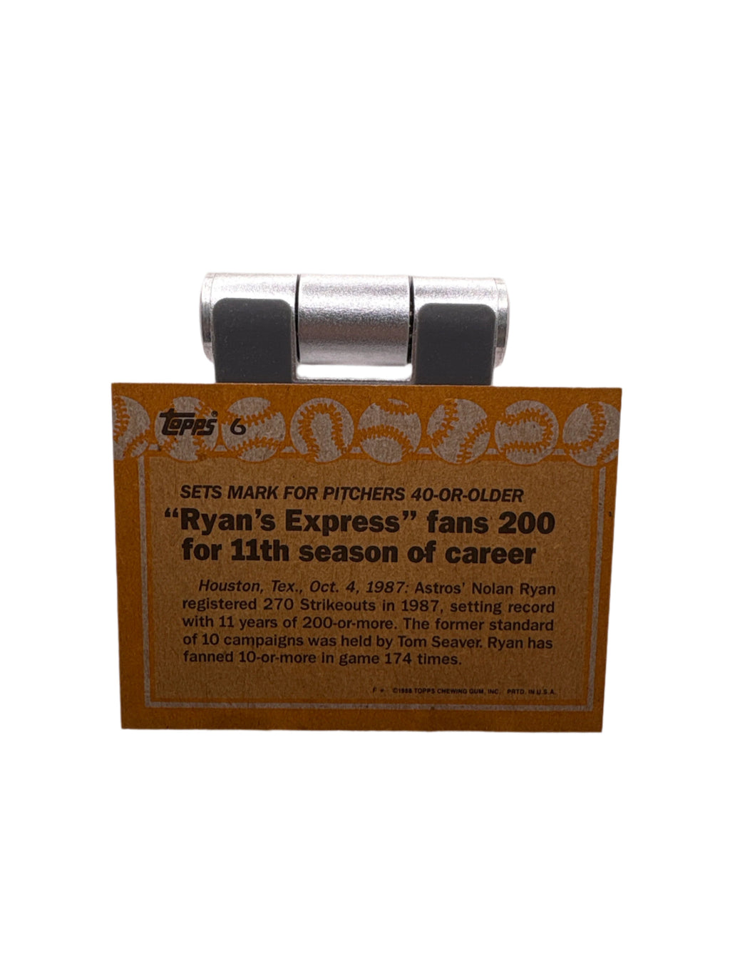 Topps Nolan Ryan
