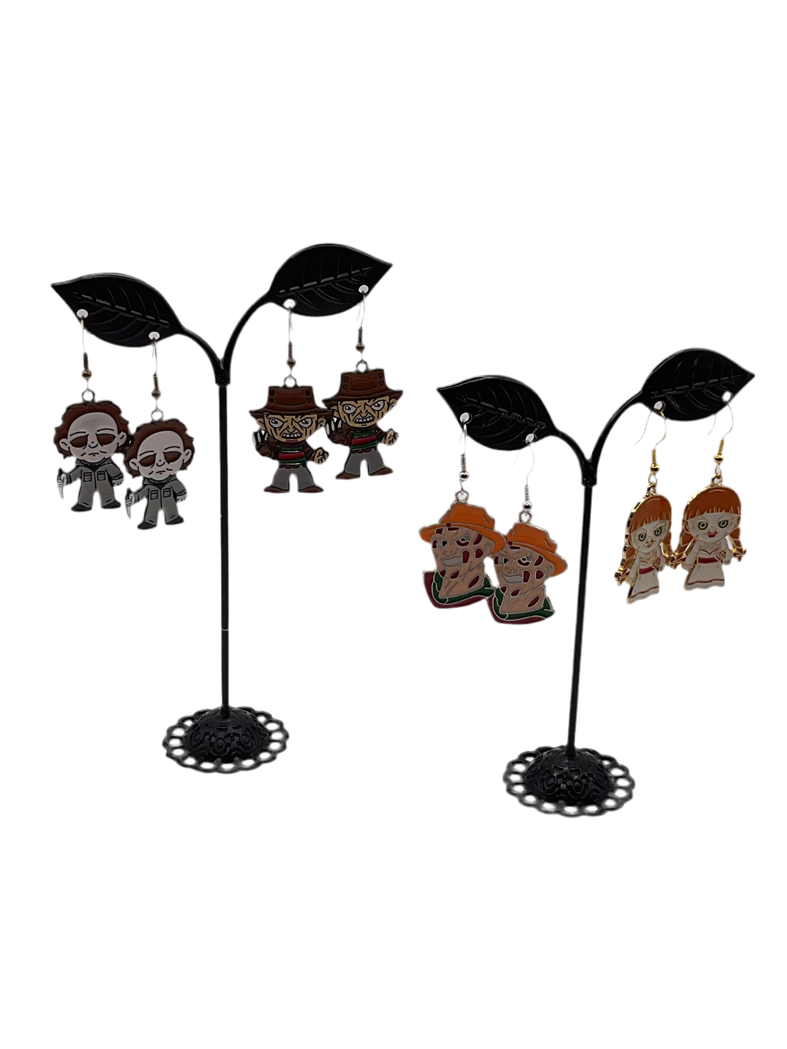 Horror Film Small Character Earrings Main image