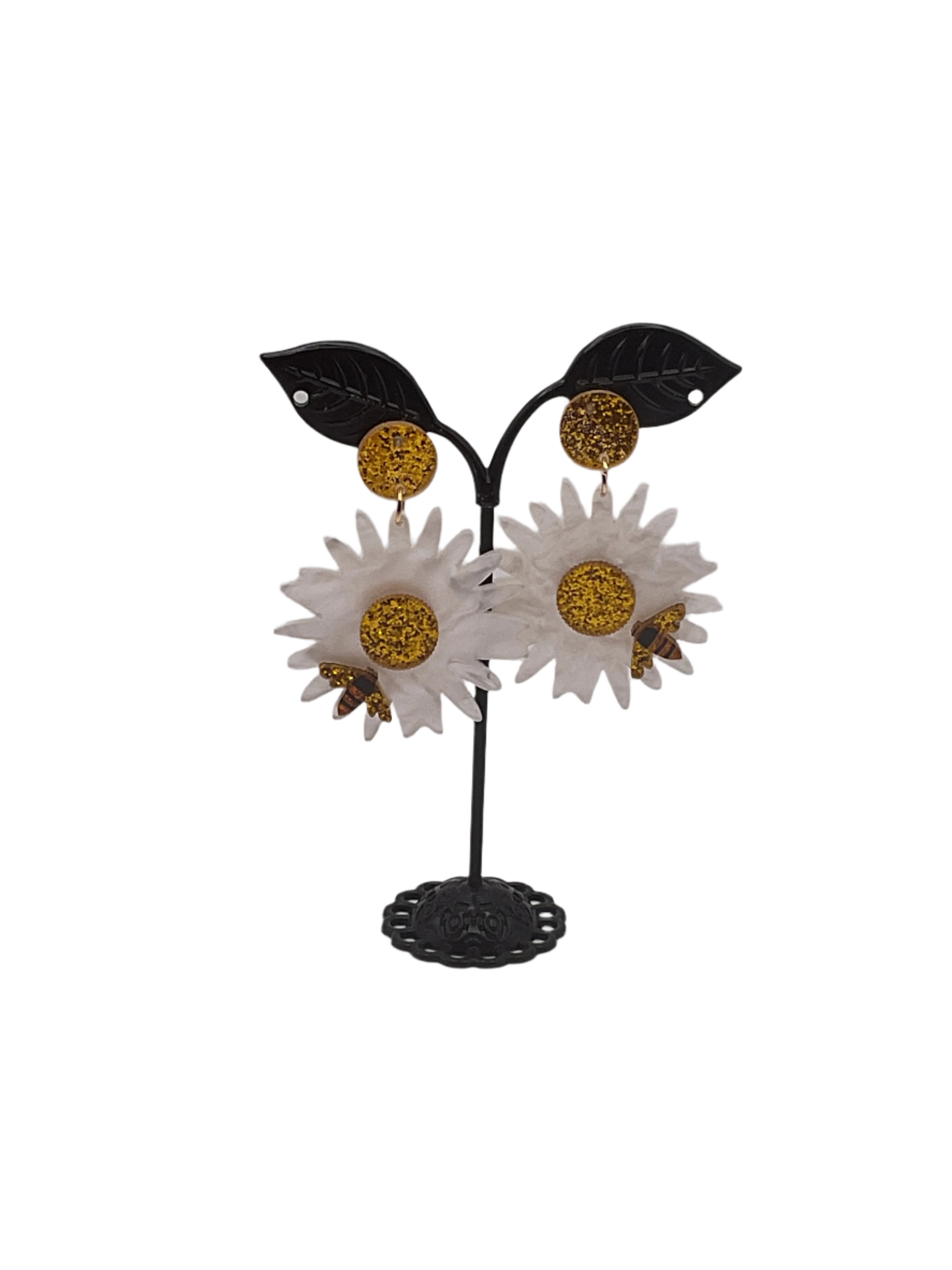 Daisy and Bee Earrings