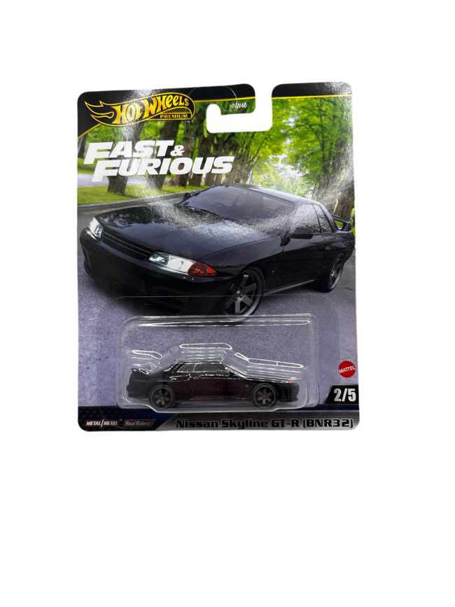 Hot Wheels Nissan Skyline GT-R (BNR32) Diecast Black Hover Image