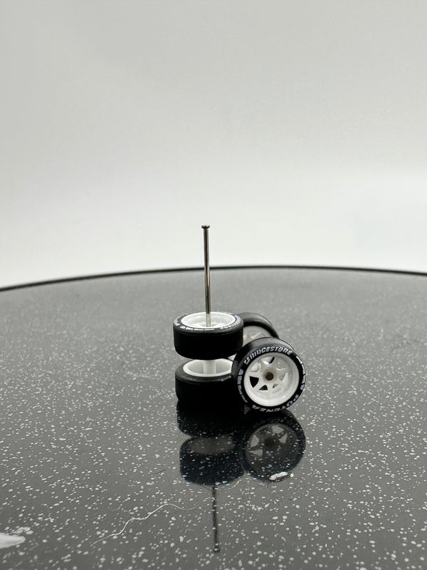 Rubber Wheels for Diecast Scale 1/64
