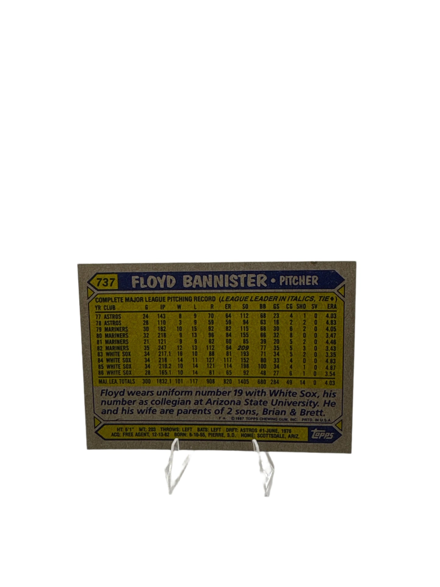 Topps Floyd Bannister